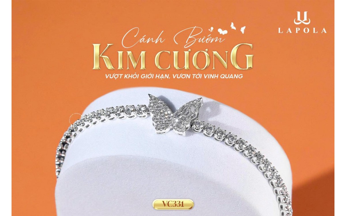 BST CÁNH BƯỚM KIM CƯƠNG – BIỂU TƯỢNG TỰ DO VÀ VINH QUANG TỪ LAPOLA JEWELRY