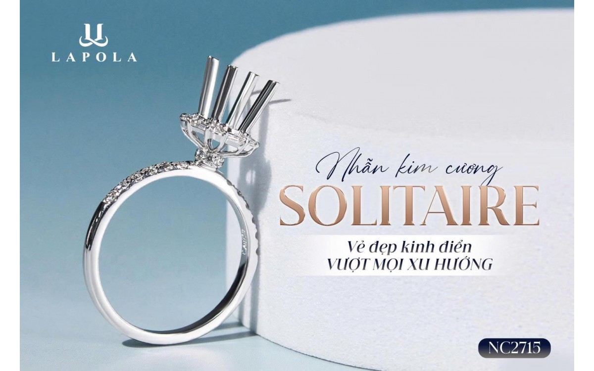 nhẫn kim cương solitaire