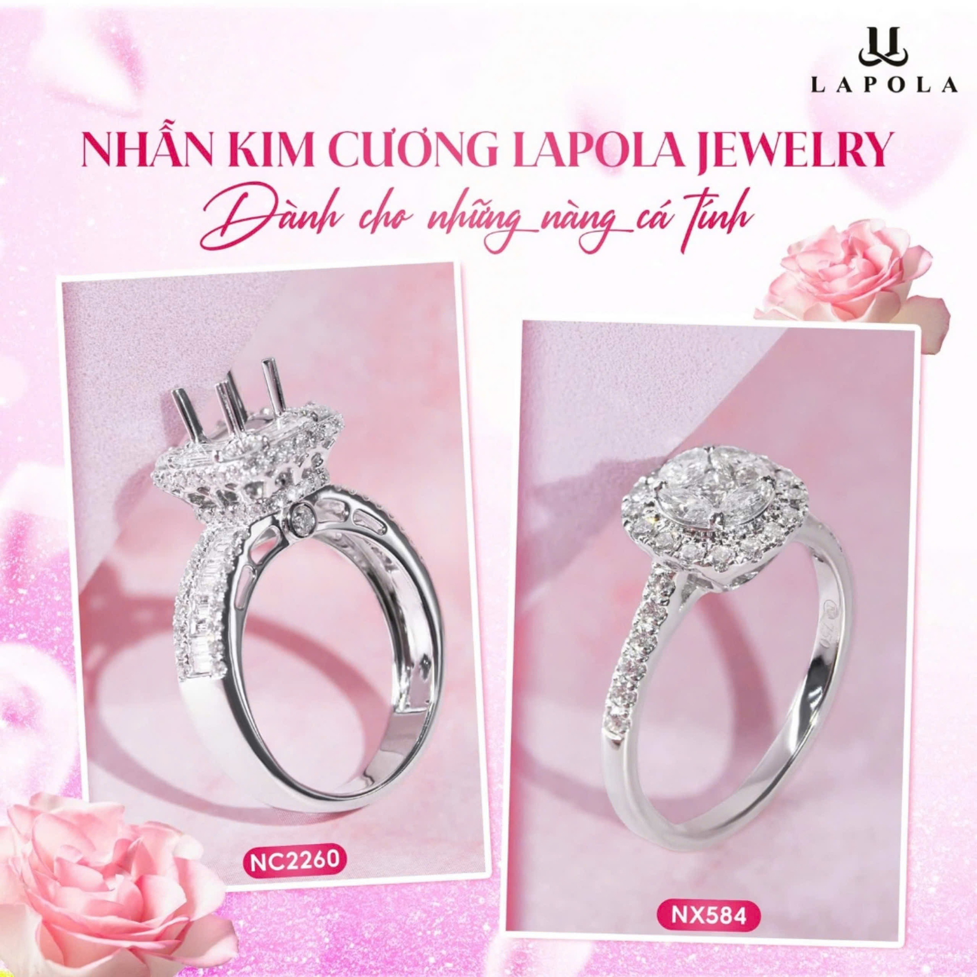 Nhẫn kim cương Lapola Jewelry Hà Nội