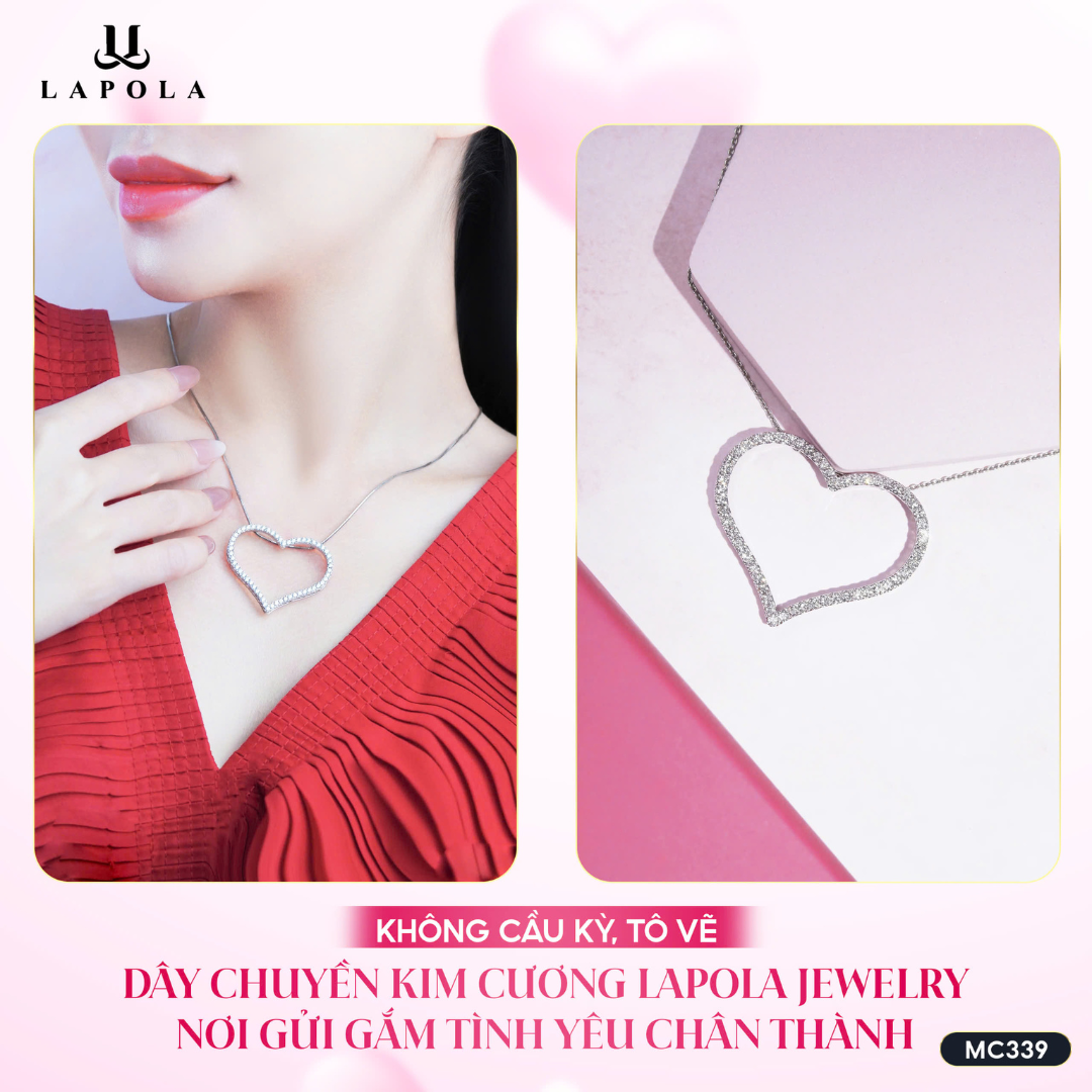 Dây chuyền kim cương Lapola Jewelry Hà Nội và Hồ Chí Minh