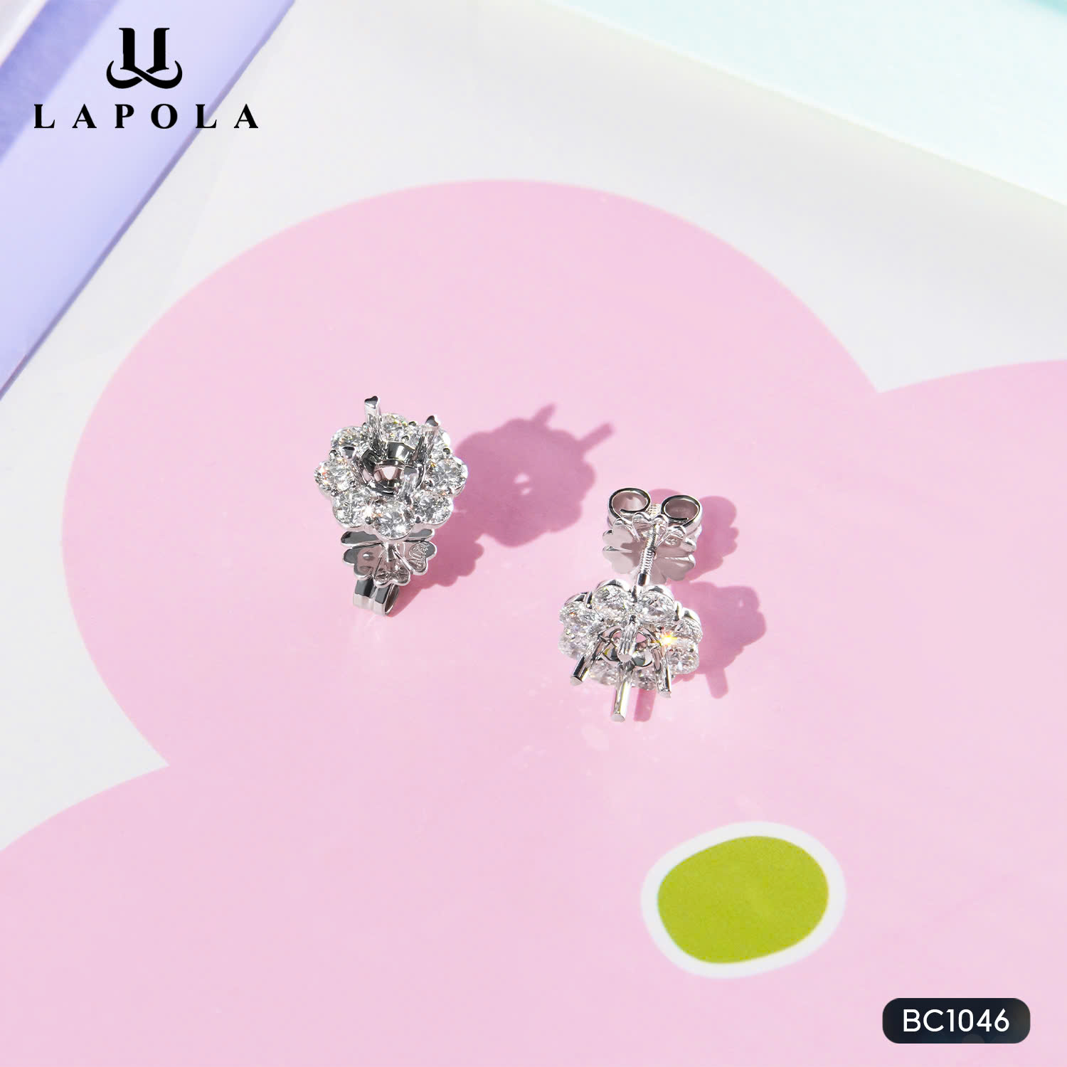 Hoa tai kim cương Lapola Jewelry H&agrave; Nội